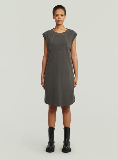 Seam Detail Overdyed Loose Dress